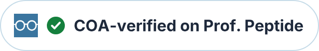 COA-verified on Prof. Peptide